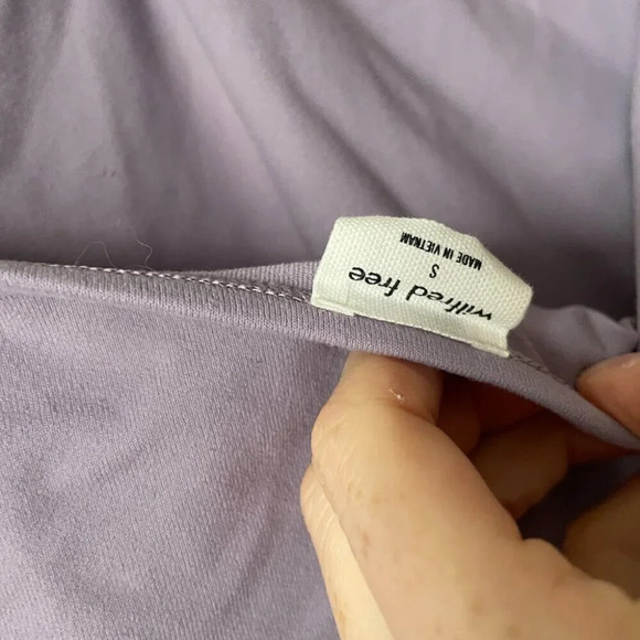 Aritzia  Wilfred Free Ivy Jumpsuit Stretch Legging Purple Size Small - Picture 6 of 7